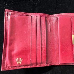 Vintage Rolex Leather Wallet